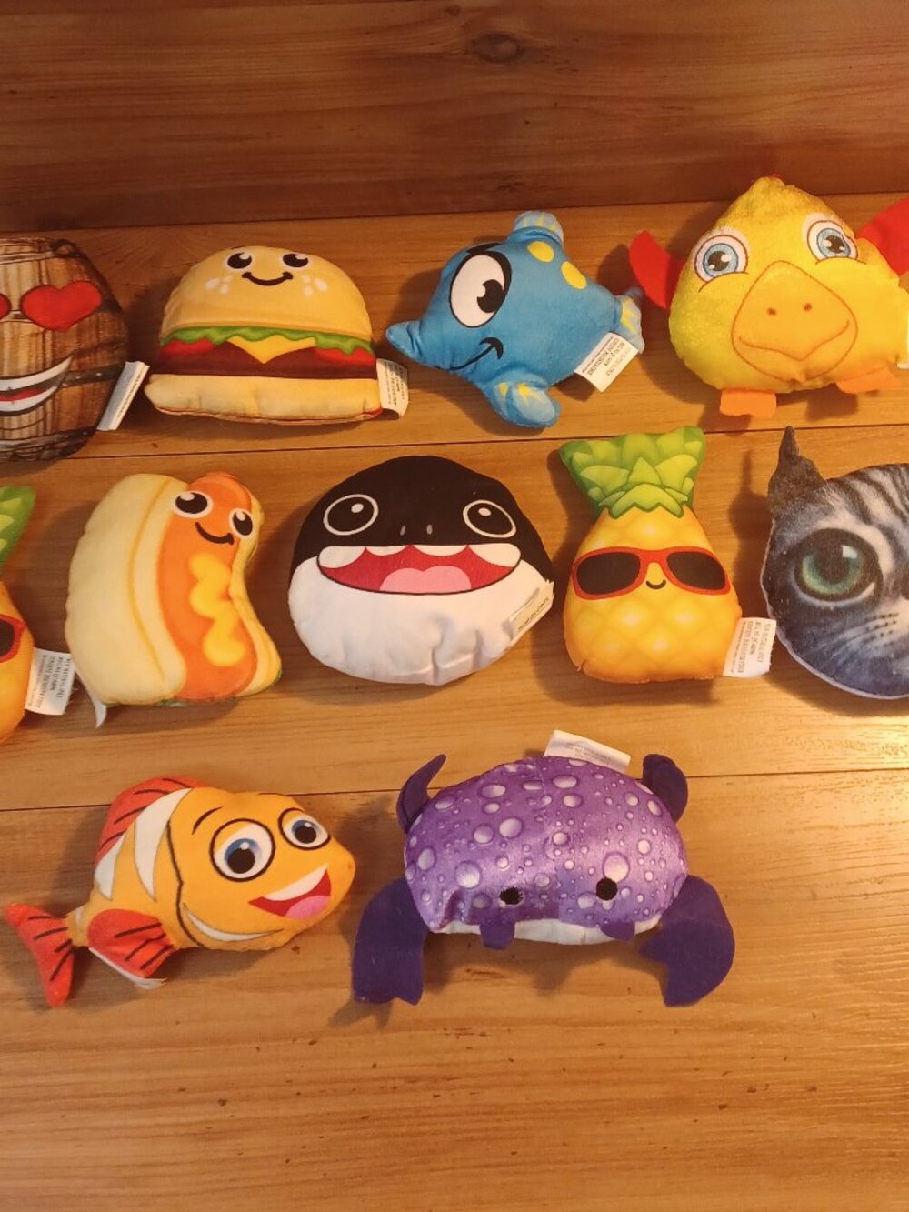 Nanco Bumbino Black And White Animal Squish Toys Lot Of 11